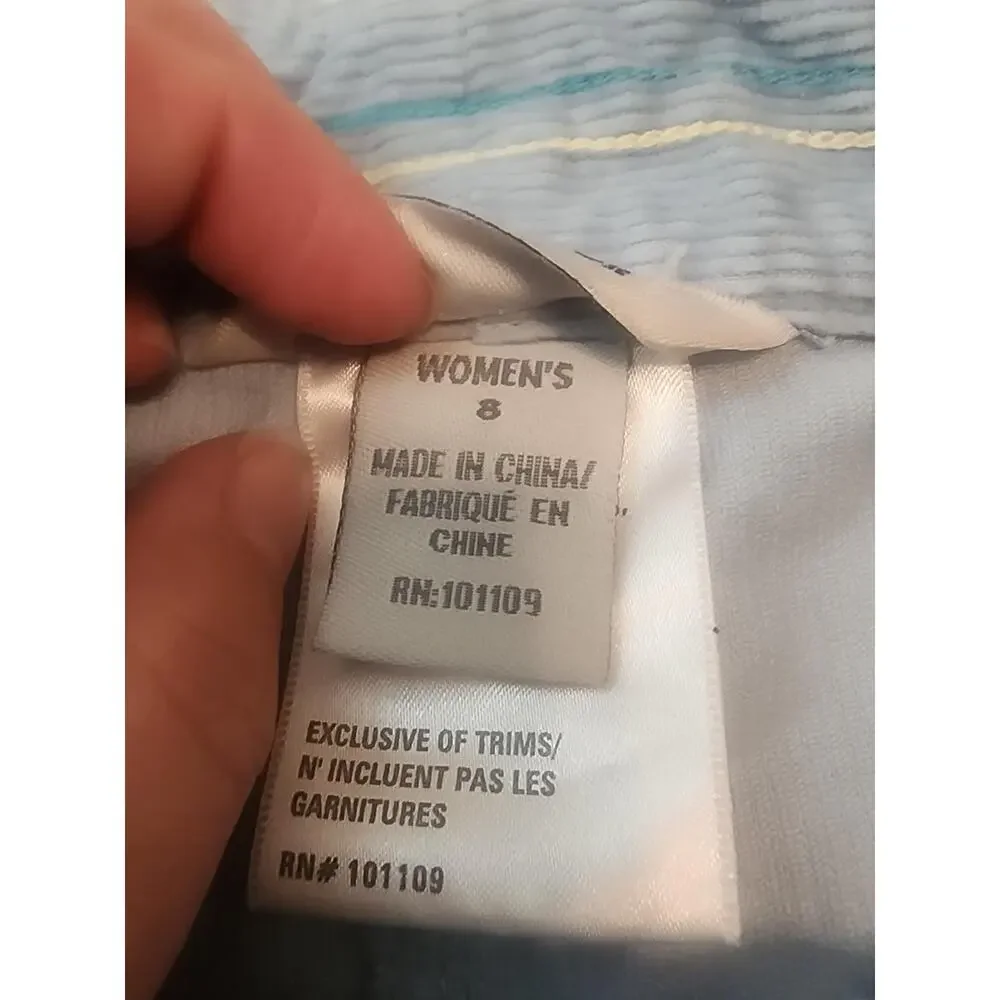 Cloudveil Corduroy Skirt, Size 8, Baby Blue, Size Pockets